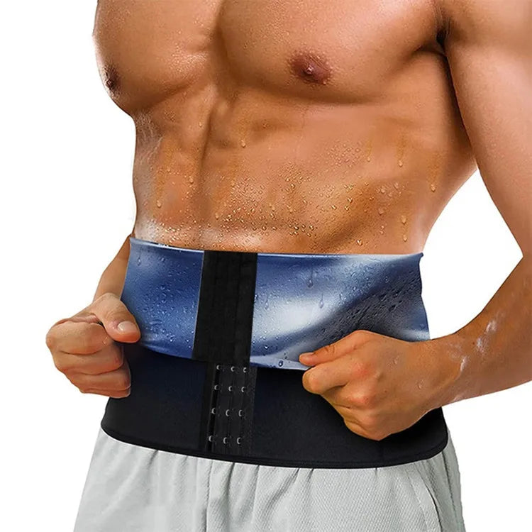 Sweat Shaper Men's Slimming Neoprene-Free Waist Trainer Cincher Weight Loss Sauna Vest