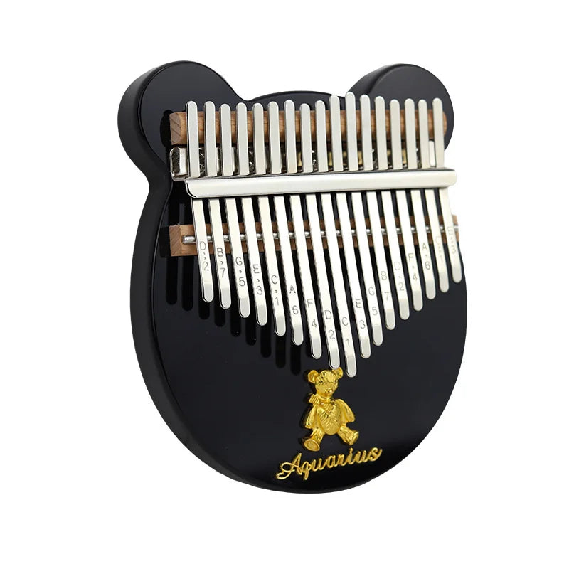 Black Crystal Clear Thumb Piano Musical Instruments Kalimba Children Beginners Finger Piano