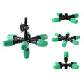 Garden Farm Irrigation System Atomizing Watering Micro Mist Sprinkler Sprayer Fogger Nozzle Humidification Kit