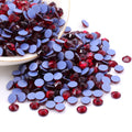 CJ Wholesale Loose Crystal AB Flat Back Round Rhinestones SS10 Hot Fix Multiple Shiny Colors for Garment Shoes Bags