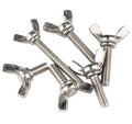 YPH Factory Direct DIN Standard Stainless Steel Toggle Wing Bolt M10 Plain Finish Butterfly Screw Molly Bolt M3 to M8 Sizes