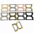 Meetee BF188 25mm Luggage Hardware Accessories Metal Bag Strap Connector Buckles Zinc Alloy Handbag Adjuster Hooks Garment Belt
