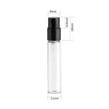 In Stock 48h Delivery 5ml Flat Small Glass Vial Sample Perfume Bottle Pump Sprayer Popular Philippines Screen Printing Surface