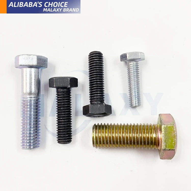 MALAXY Heavy Nut Din933 Grade 5.8 Din931 Standard Size Hex Bolts