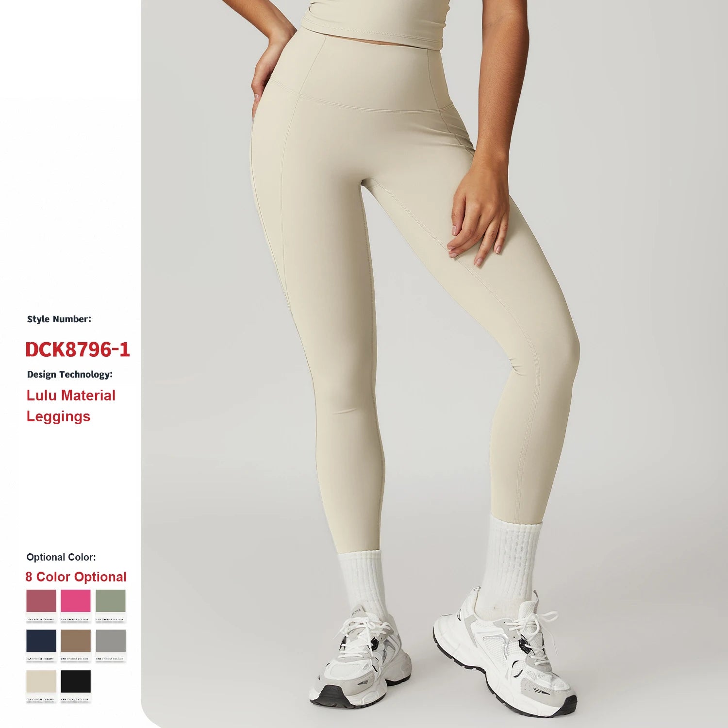 Wholesale Custom Logo Quick-Drying Breathable Running Gym Fitness Leggings Women High Waist Tight Sports Hip-Lifting Yoga Pants
