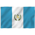 Custom 3 X 5 ft Thickened Polyester Guatemalan Flag Banner Metallic Copper Buckle Guatemalan National Flag Guatemala Flags