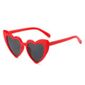 Sunglasses Adult Fashion Lady Peach Sun Glasses Heart Shape Plastic Women Sunglasses