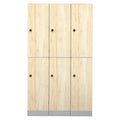 Sturdy Plastic and ABS Panel Employee Locker Fingerprint Lock Cabinets for School Library Gym Healthy Headleader Design
