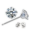 Hypoallergenic Earring Set 925 Sterling Silver Cubic Zircon Crystal Stud Earrings