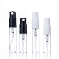 Wholesale Mini 2ml 3ml Glass Spray Bottle Empty Crimp Neck Glass Perfume Bottles With Plastic Mist Sprayer Pumps