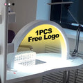 Customized LOGO Nail Enhancement Tool Half Month Beauty Salon Light Brightness Adjustable LED Nail Table Lamp Nail Painting