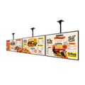 32 43 55 Inch 2K 4K Wifi Split Screen Digital Free Standing Menu Display Super Narrrow Bezel Digital Board Menu for Restaurants