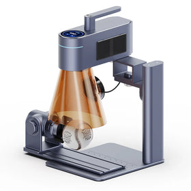 Laserpecker LP4 With Rotary High Precision 0.01mm Most Fast Wood Acrylic Metal Mini Portable Laser Cutting Engraving Machine