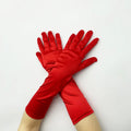 15 Inch 38cm Short Retro Wedding Cosplay Stretchy Satin Party Gloves for Women