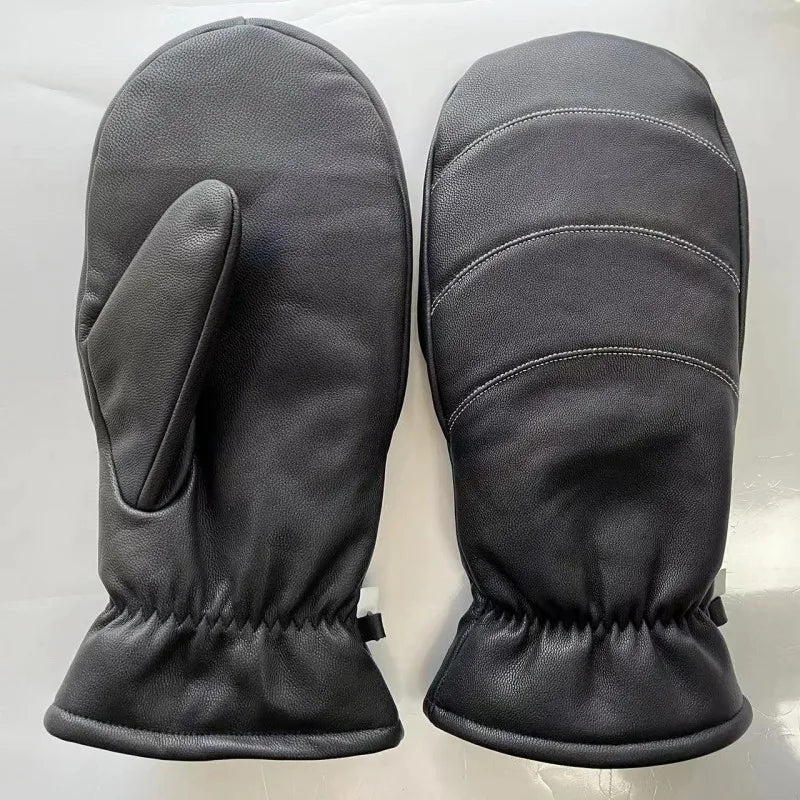 Sample Support China Manufacturer Factory Low Price Working Warm Leather Working Mittens