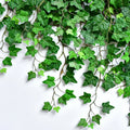 S0261 Anti-Fire Artificial Leaf Decorative Flower Colgantes Green Radish Begonia Vine Garland Silk Leaves Hanging Flower Leaves