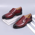 Fashion Genuine Cow Leather Oxford Men's Shoes Business Men's Formal Shoes Laser Letters in Surface Handmade Dress Shoes Men