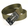 Wholesale New Fashion Men's Business Cowboy Belt Alloy Automatic Buckles Leather Nylon Sports Canvas Casual Outdoor Use