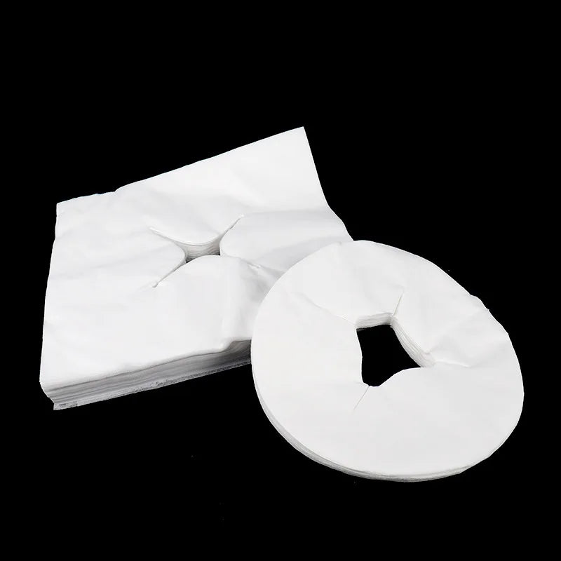 Disposable Pillow Cover Waterproof Face Rest Beauty Massage SPA Hospital Sauna Open Hole Pillow Towel Disposable Bed Sheet