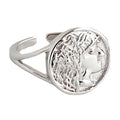 Fine Hammered Signet Rings for Women 925 Sterling Silver Fashion Adjustable Statement Ring Men Designer Custom Jewelry