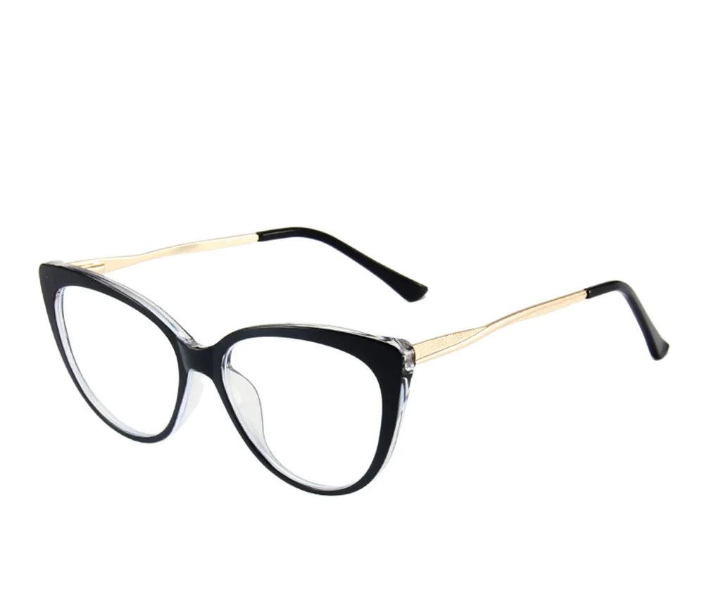 Ready to Ship New Fashion Cat Eye Anti Blue Light Blocking Glasses Trendy Optical Glasses Eyeglasses Frames Women