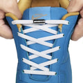 6mm No Tie Shoelaces for Adult and Kids With Metal Capsule Lock Elastic Laces for Sneaker Sport Shoes 100cm Accept Custom Length