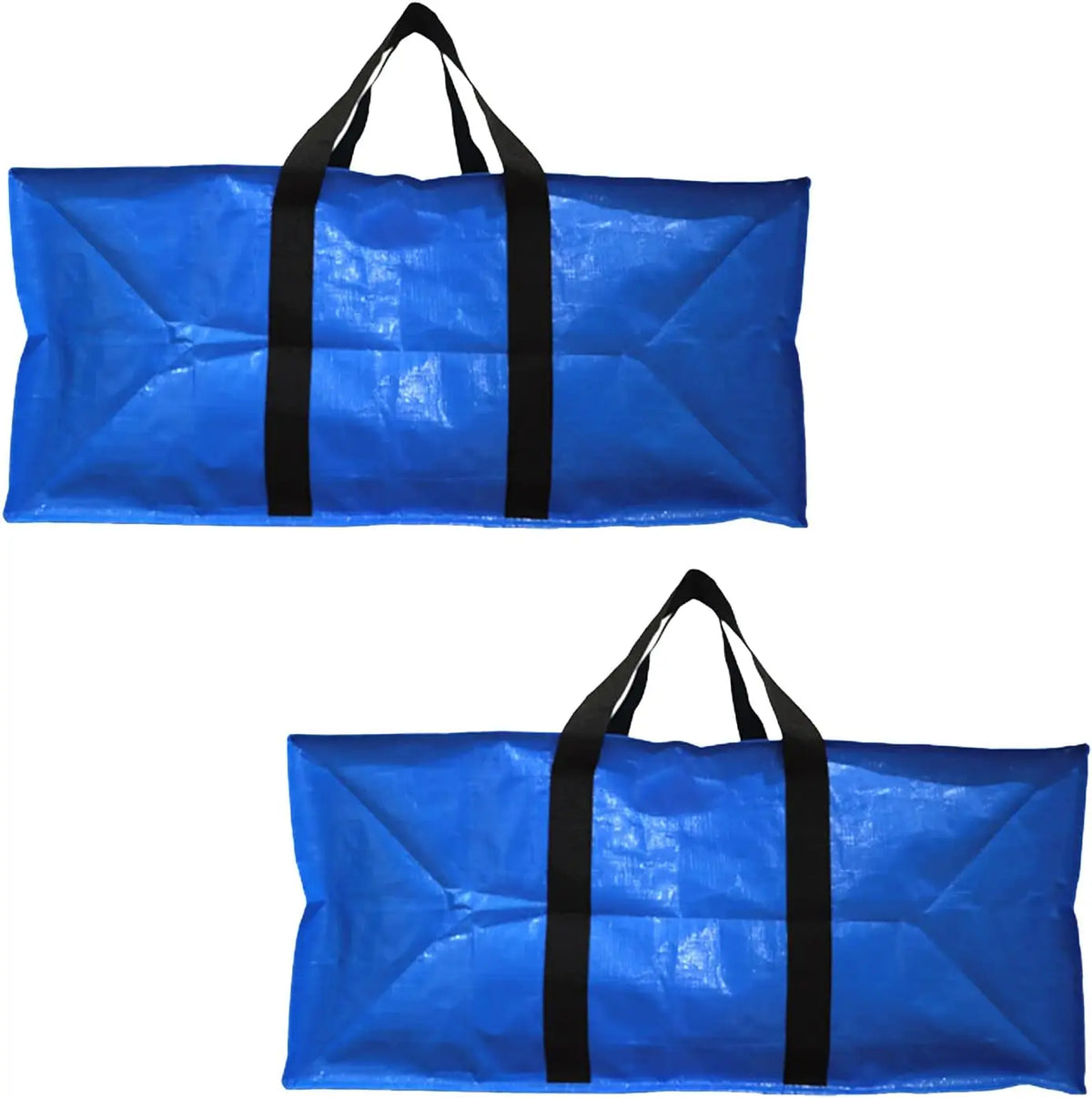 China Heavy Duty Extra Large Moving with Strong Handles Backpack Straps & Zippers Blue Moving Totes Packing Bags for Moving