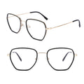 China Wholesale Custom Fashion Titanium Eyeglasses Frames Metal Optical Glasses