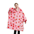 Custom Printing Hoodie in Stock Oversized Comfortable Kids Sherpa Hoody Adult Hoodie Blanket