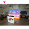 2024 China Manufacture Advertising Backlit Wall LED L-shaped Corner Exhibition Light Box