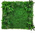 E-L121 Artificial Grass Wall Panels Plastic Greenery Plant Backdrop for Home Outdoor Indoor Decor
