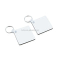 MDFSUB Free Sample Wholesale Eco-Friendly Photo Heat Press Square Shape MDF Wood Custom Blank UV Printing Key Chain