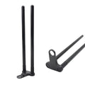 Carp Fishing Accessories Aluminium Alloy Snag Bars Ears Black for Bite Alarms Windproof  Fishing Snag bar Carp Fishing Tackle