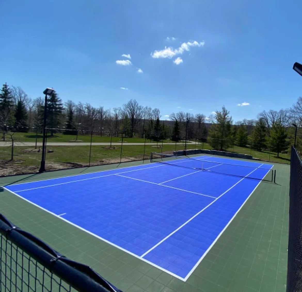 Eco-Friendly Eco-Friendly Vinyl Flooring Mat Kindergarten Floor Tiles for Basketball and Volleyball Court Plastic Mat