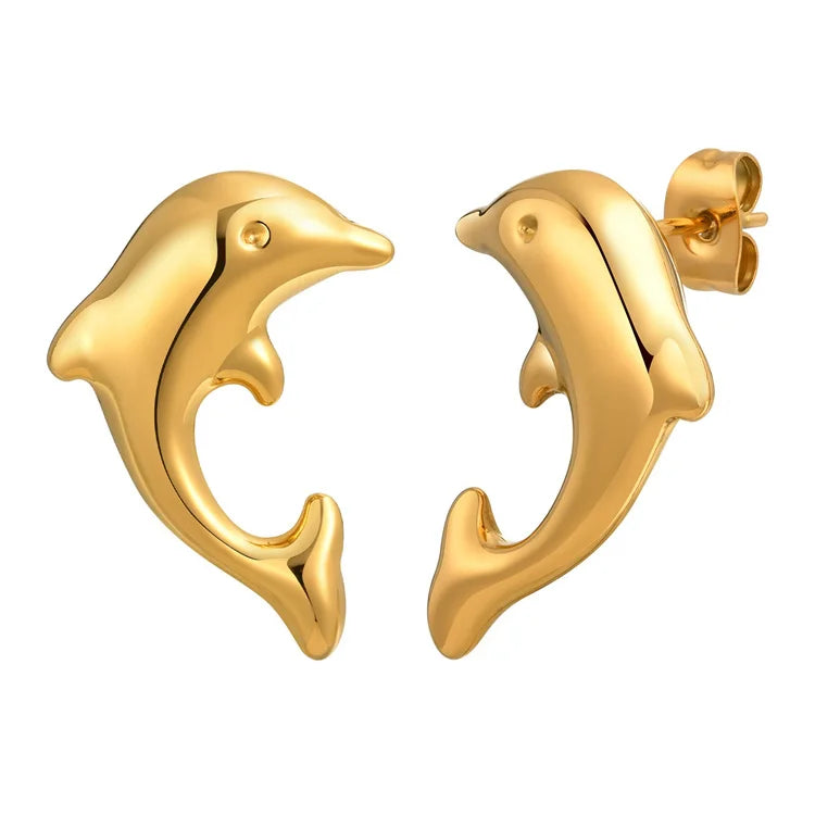 Wholesale Stud Earring Sets Fashion Stainless Steel 18k Gold Plated  Earring Jewelry for Women