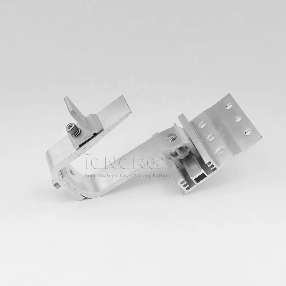 Solar PV Structure Mounting System Tile Roof Attachment Aluminum Tile Roof Hook