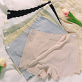 Women Boyshort Soft Underwear Traceless Invisible Bike Safety Shorts Ice Silk Plus Size Boxer Brief Pantie Underpants