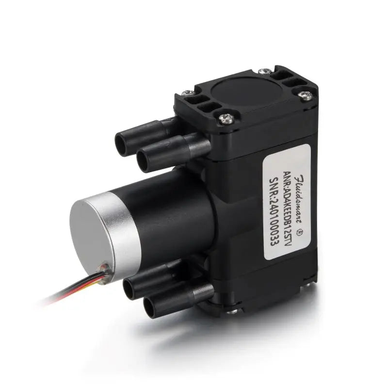 3.5LPM Low Pressure Low Noise Dual-head Diaphragm Micro Air Sample Pump Small Size 12Vdc Vacuum Pump with Brushless Motor