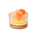 Natural Crystal Raw Stone Lamp Rose Quartz Rough Crystal Night Light Crystals Healing Stones