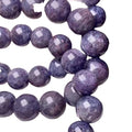 Wholesale A+++ Blood Iolite Smooth Round Gemstones Charm Bead for Jewelry Making Design