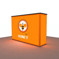 4ft Portable Aluminum Trade Show Advertising Exhibition Durable Event Desk Backlit Reception Display Counter Promotion Table