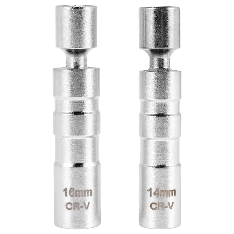 14 Magnetic Swivel Spark Plug 3/8-Inch Thin Wall Sockets Tools