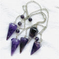 Wholesale Natural Customized Dream Amethyst Pendant with Chains
