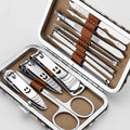Manicure Set Wholesale 12pcs Carbon Steel Nail Clippers Beauty Personal Nail Care Tool Pedicure Kits for Women & Men