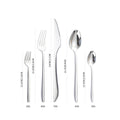 Wholesale 304 Stainless Steel Cutlery Set Luxury Silverware for Hotel Restaurant Catering Bulk Flatware Set Dinnerware