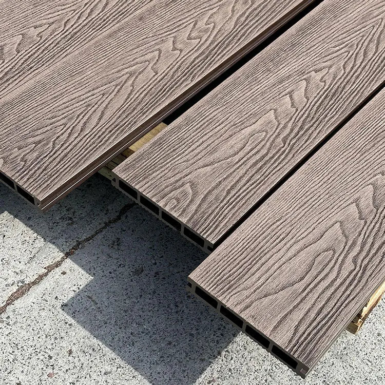 SONSILL Environmentally Friendly Outdoor WPC Composite Decking Exterior Fluted WPC Floor Decking