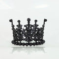 Popular Children Birthday Cake Decoration Crown 4 Colors Pearl Water Diamond Mini Crown