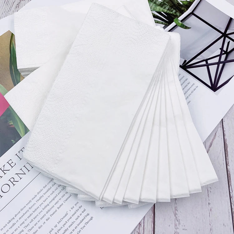 Custom Highly Absorbent Paper Napkin Disposable Soft Table Napkin for Restaurant Party Paper Napkins & Serviettes 1/2/3/4 Ply