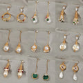 G1646 Vintage Fashion Jewelry Handmade Wire Wrap Long Tassel Drop Stud Earrings Elegant Flower Butterfly Pearl Earring