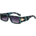 Superhot Eyewear 30532 Luxury Vintage Sun Glasses Retro Flat Top Rectangle Sunglasses